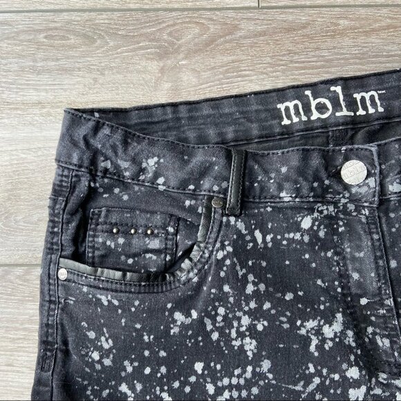 Mblm Splattered Studded Skinny Jeans - Picture 3 of 15